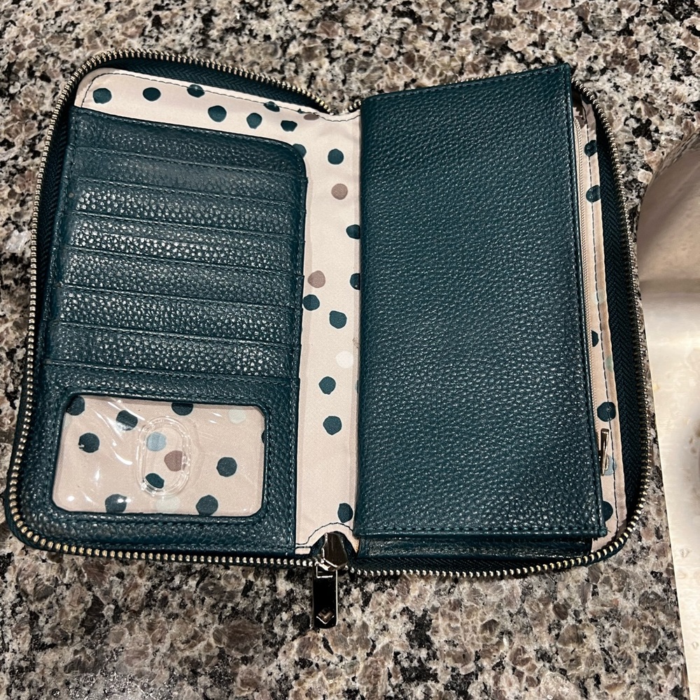 Thirty One All about the Benjamins Leather Wallet